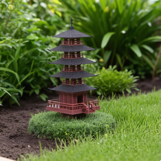 Mini Bonsai Zen Garden - Décor de bonsaï d'aquarium de jardin,