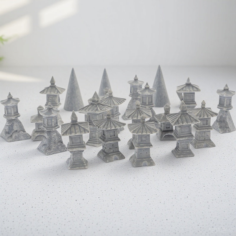 Mini statue de pagode en résin - Mini Bonsai Zen Garden avis et prix