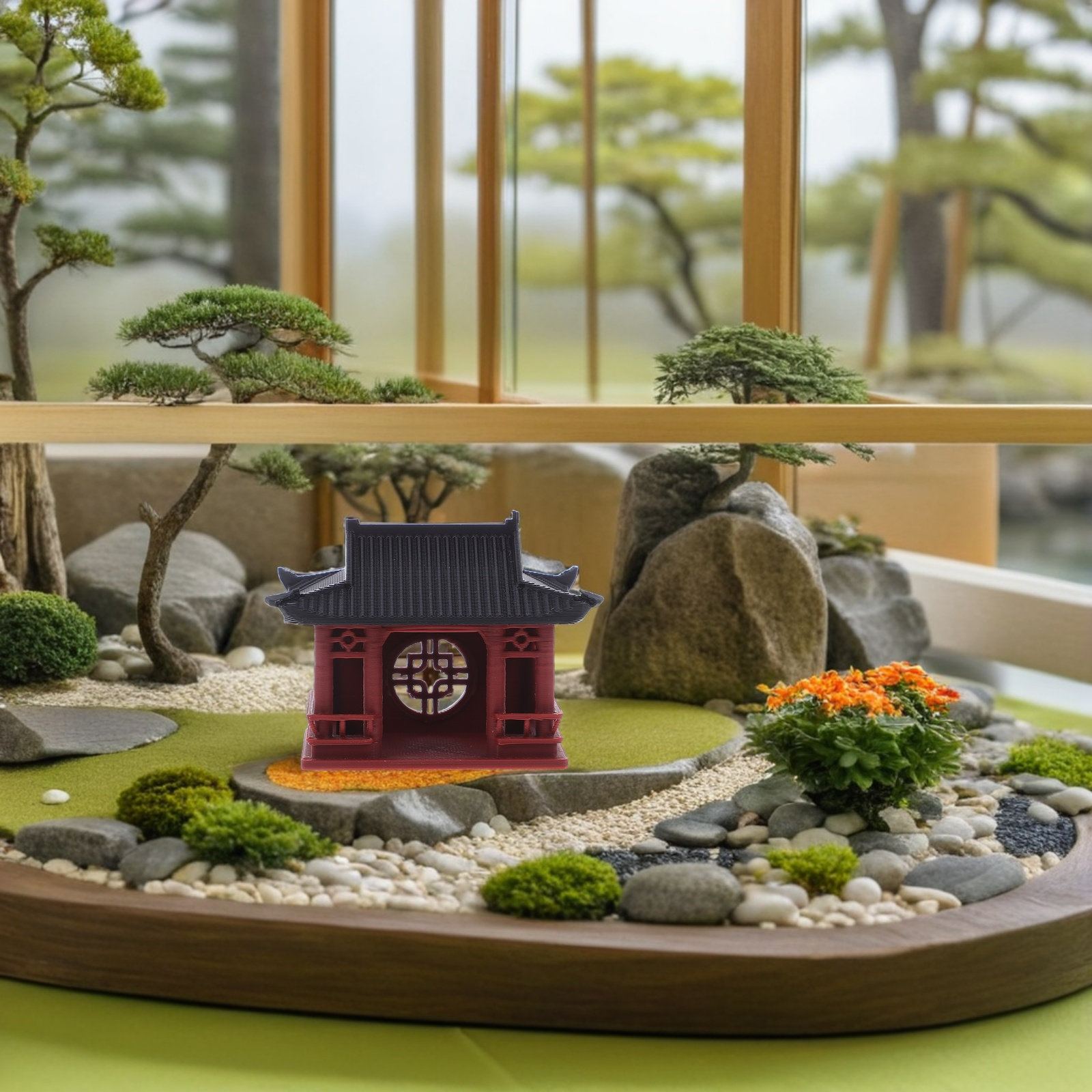 Mini pavillon paysager miniatu - Mini Bonsai Zen Garden avis et prix