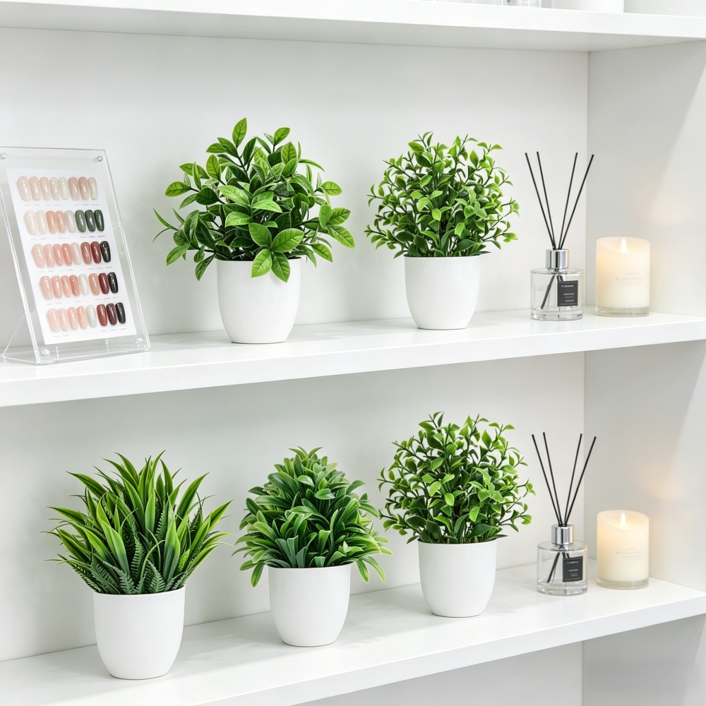 Lot de 4 mini-plantes artifici - Bonsai Gardenia avis et prix